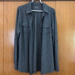 Dark gray / black Eddie Bauer Travex shirt, sz XL